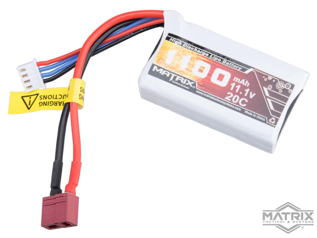 Matrix High Performance 11.1V PEQ Type Airsoft LiPo Battery (Model
