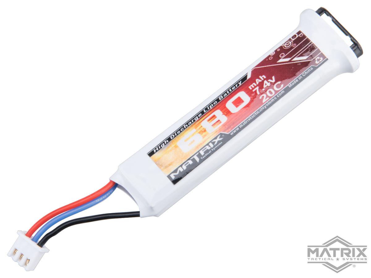 Matrix 7.4v 680mAh LiPo Battery for Tokyo Marui AEP Airsoft Guns