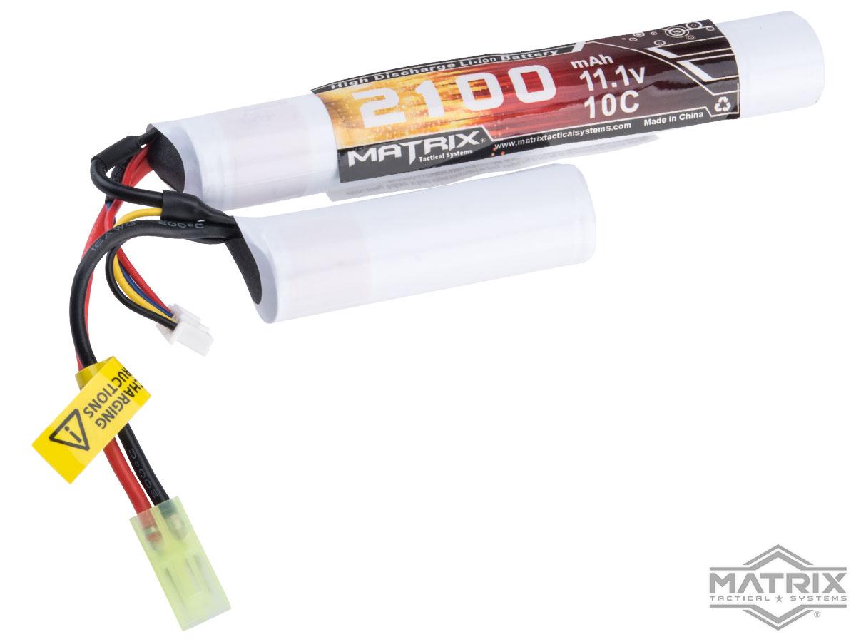 Matrix High Performance 11.1V Butterfly Type Airsoft LiIon Battery (Model 2100mAh 10C