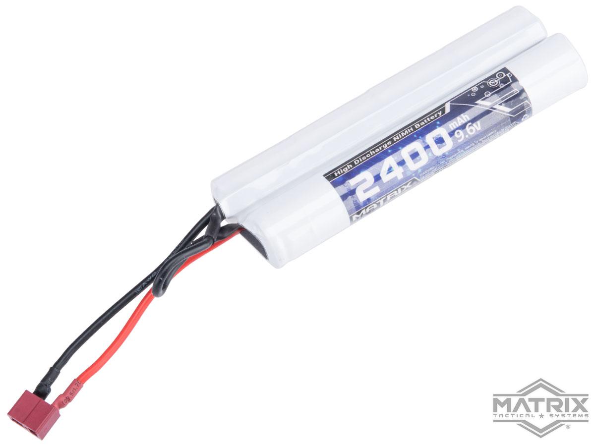 Matrix High Output Nunchuck  Type Airsoft NiMH Battery (Configuration: 9.6V / 2400mAh / Standard Deans)