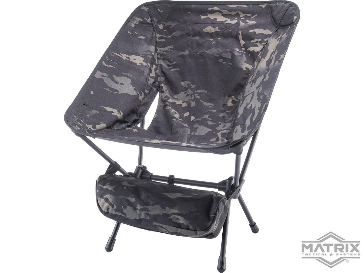 Matrix Tactical Portable Folding Camping Chair (Color: Multicam
