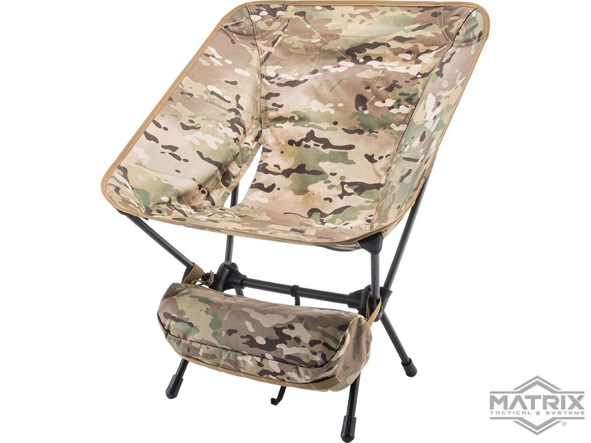 Matrix Tactical Portable Folding Camping Chair (Color: Multicam)