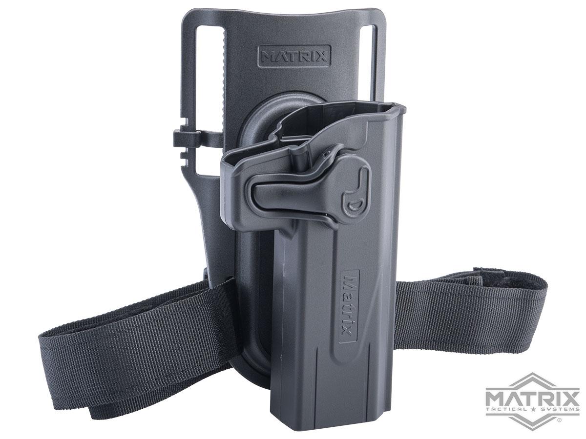 Matrix Hardshell Adjustable Holster for STI Hi-Capa 2011 Series Pistols (Type: Black / Low Ride Mount)
