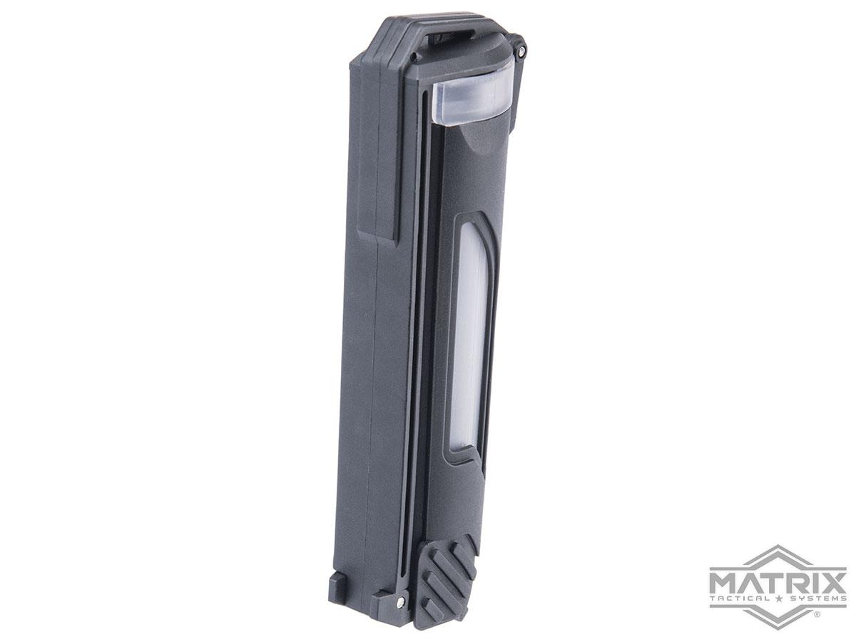 Matrix Tactical Battery Storage Box (Model: Single Tube / Black)