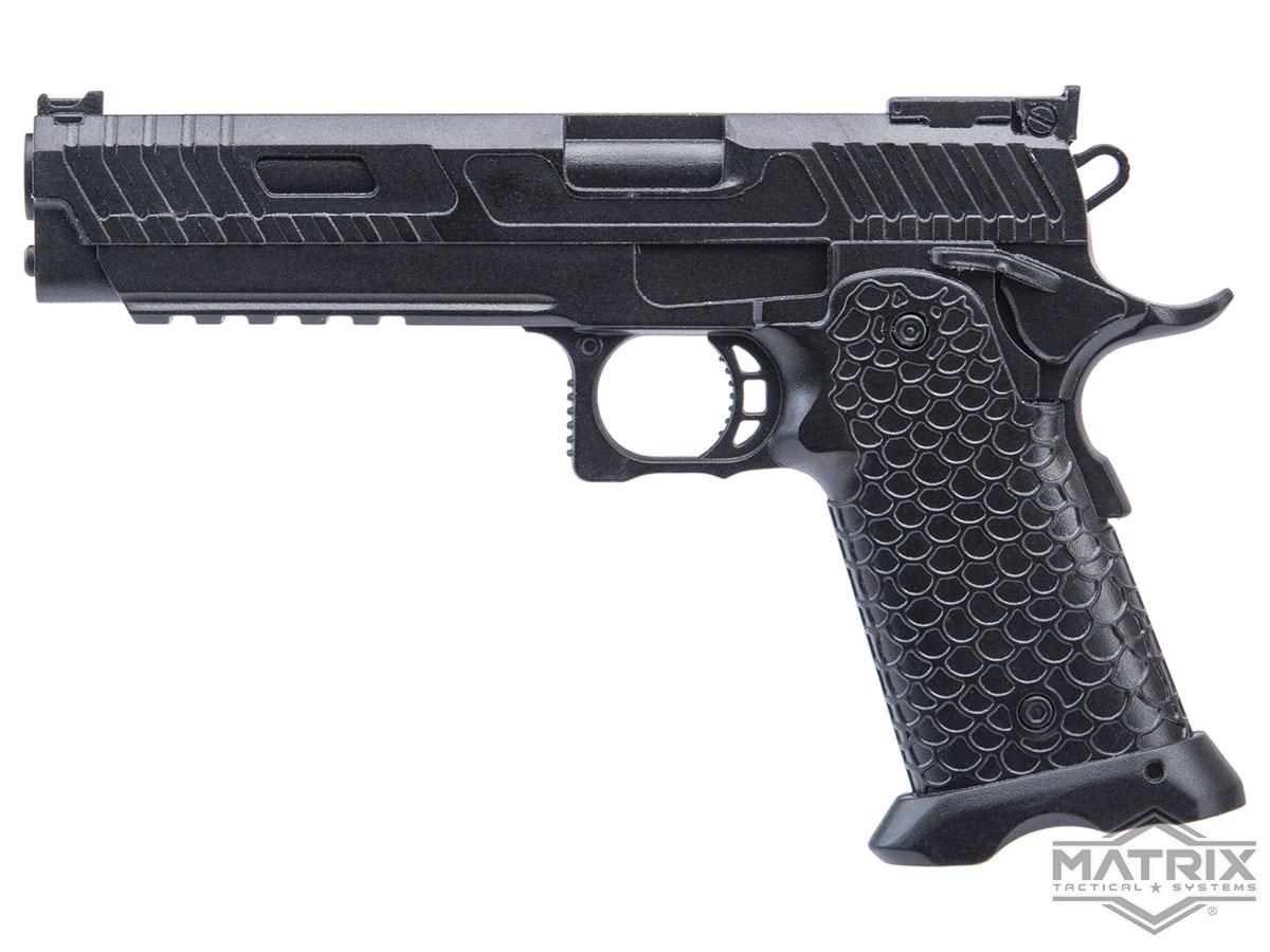 Matrix Miniature Gun PVC Morale Patch Series (Model: TTA / Black)