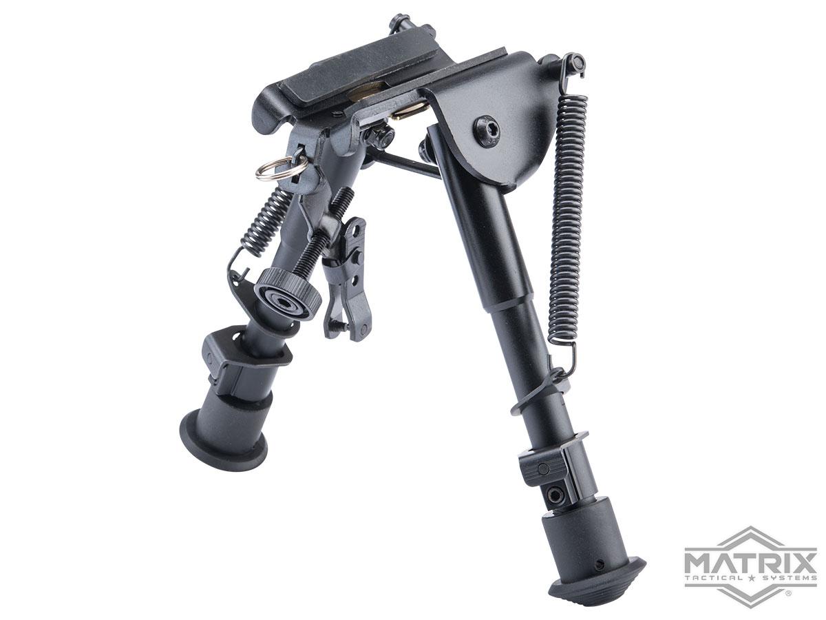 Matrix 6"9" Retractable Harris Type Bipod w/ Swivel Lock and RIS
