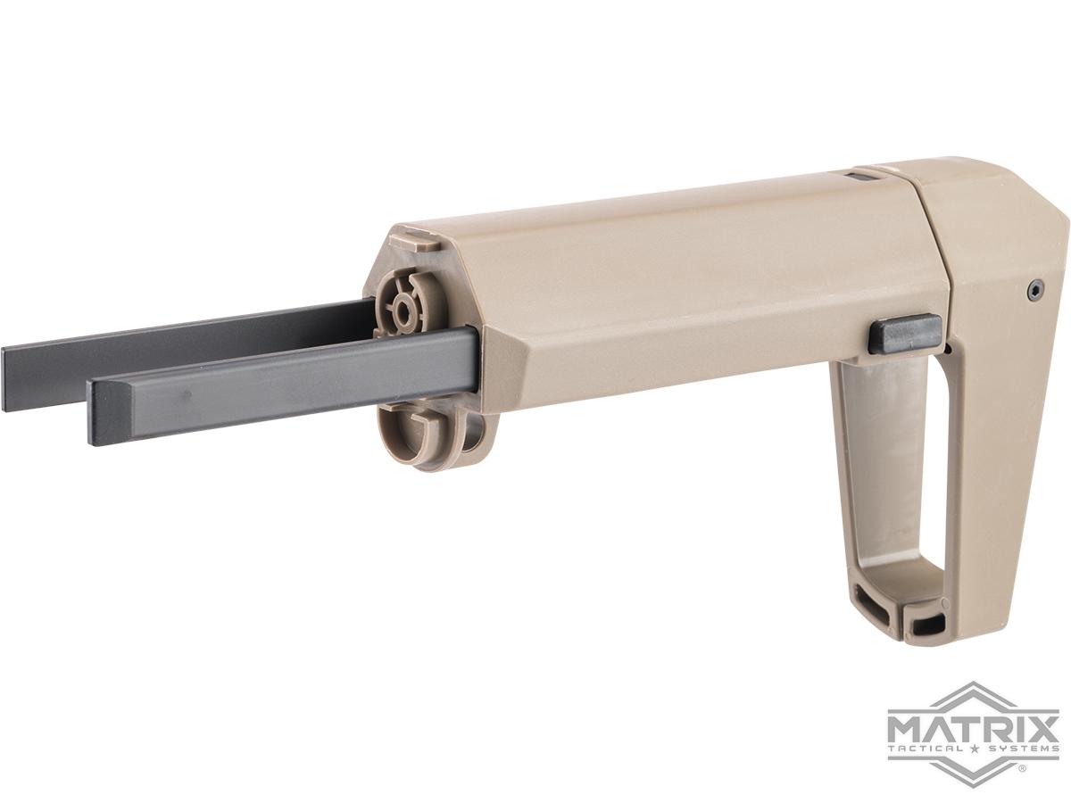 Matrix Calico Jack PDW Stock for M4 / M16 Airsoft AEG Rifles (Color: Tan)