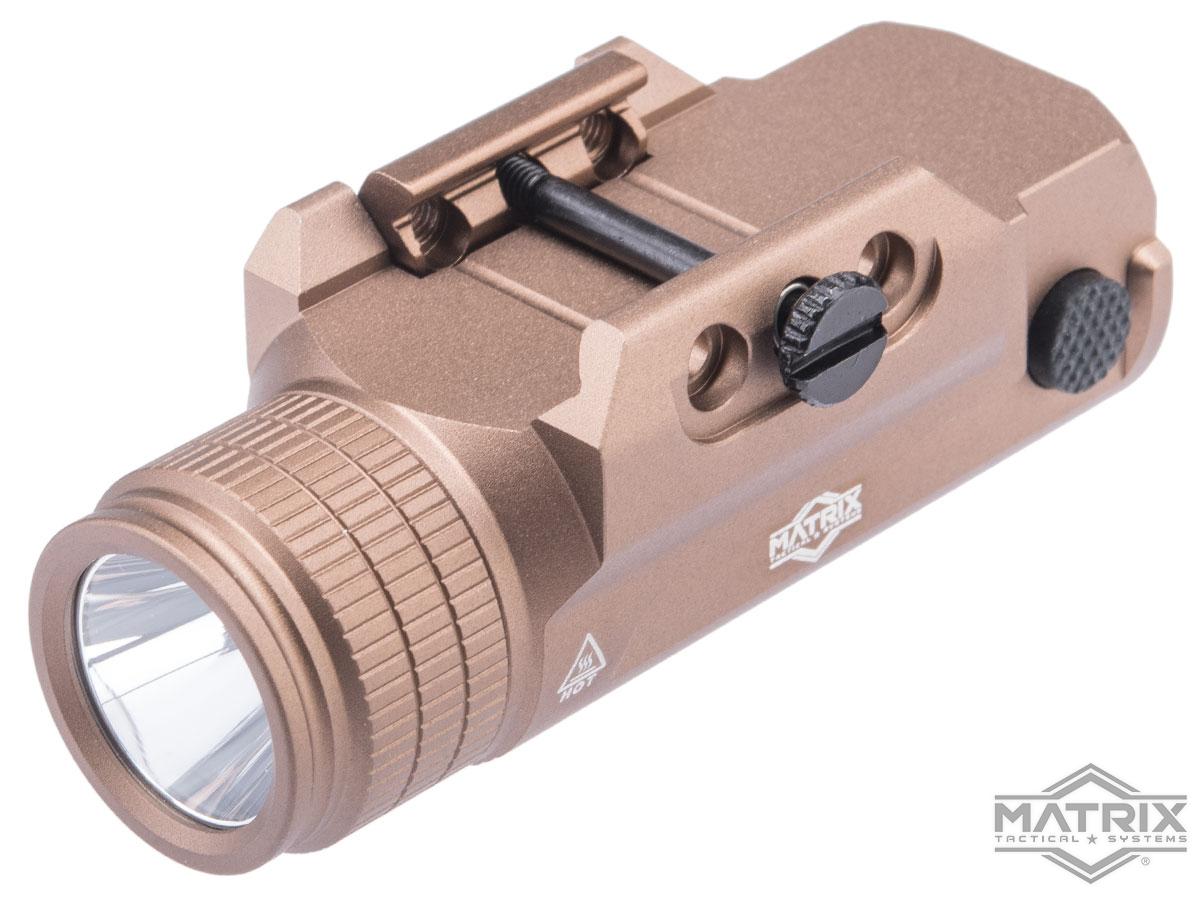 Matrix Max-Luminous Weapon Mount Combat Flashlight (Model: L52160 400 Lumen / Dark Earth)