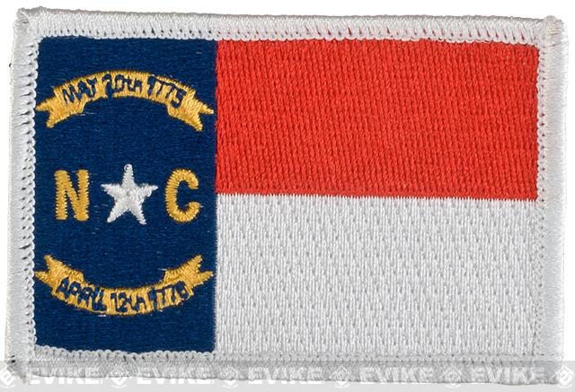 Matrix Tactical Embroidered U.S. State Flag Patch (State: North Carolina The Tar Heel State)