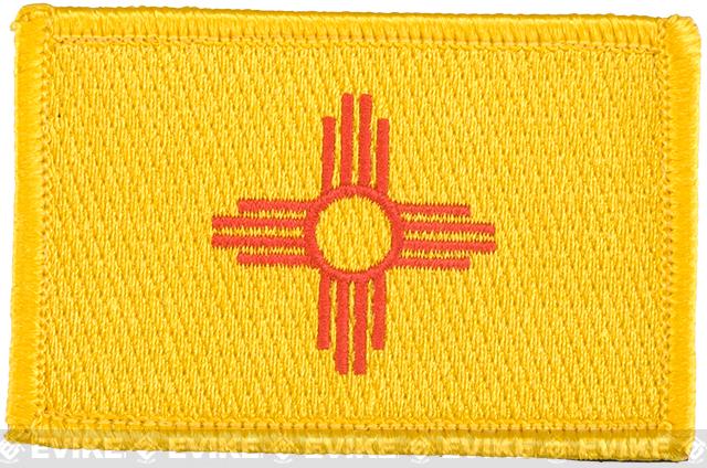 Matrix Tactical Embroidered U.S. State Flag Patch (State: New Mexico The Land of Enchantment)