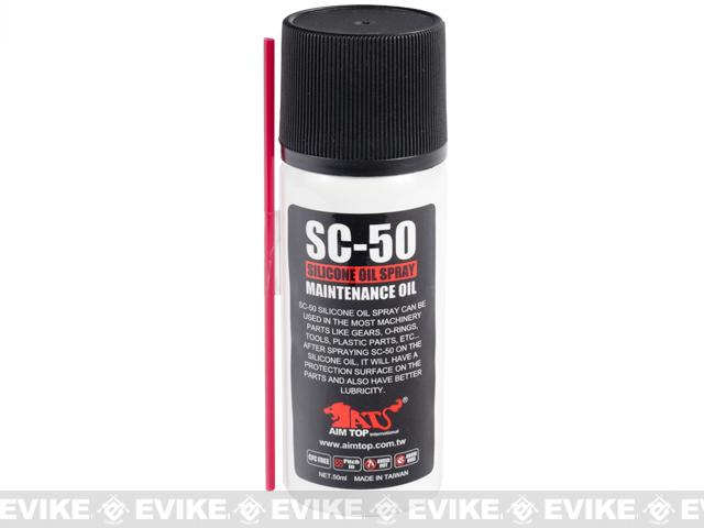 AIM All Purpose Silicone Lubricant Oil Spray for Airsoft / Firearm (QTY: Single Bottle)