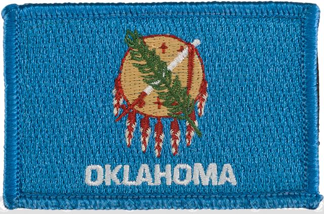 Matrix Tactical Embroidered U.S. State Flag Patch (State: Oklahoma The Sooner State)