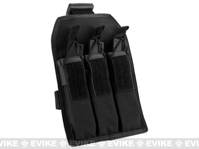 Matrix Airsoft SMG Magazine Thigh Pouch (Color: Black)