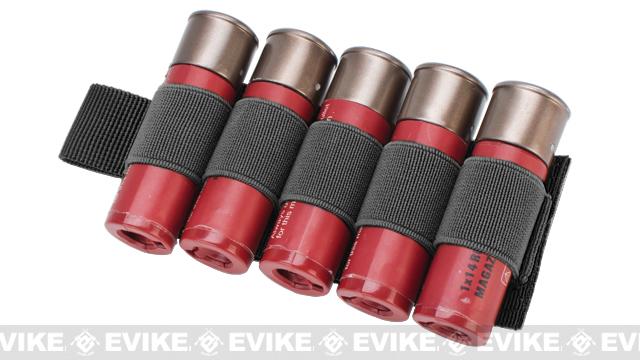 Matrix 5rd Shotgun Shell Holder w/ Hook Backing (Color: Black)