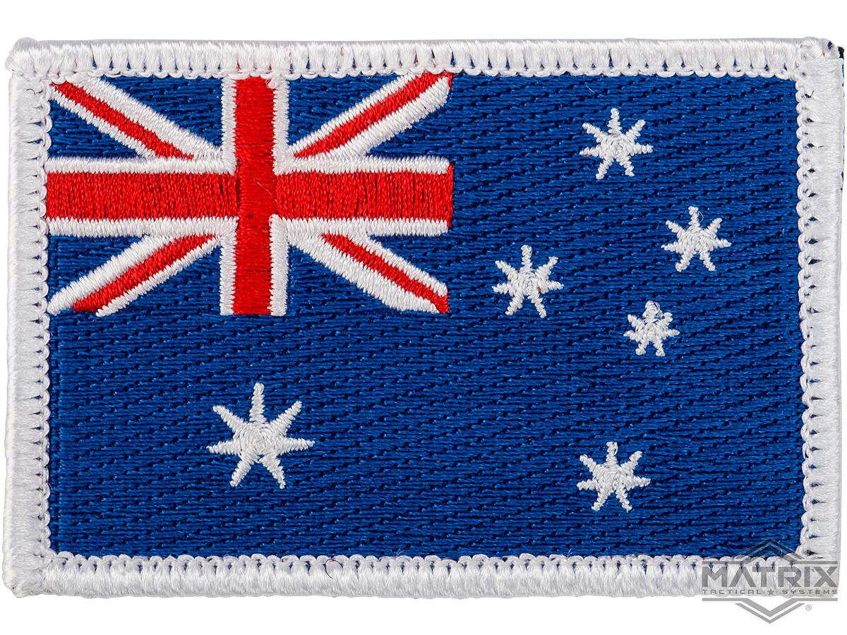 Matrix Country Flag Series Embroidered Morale Patch (Country: Australia)