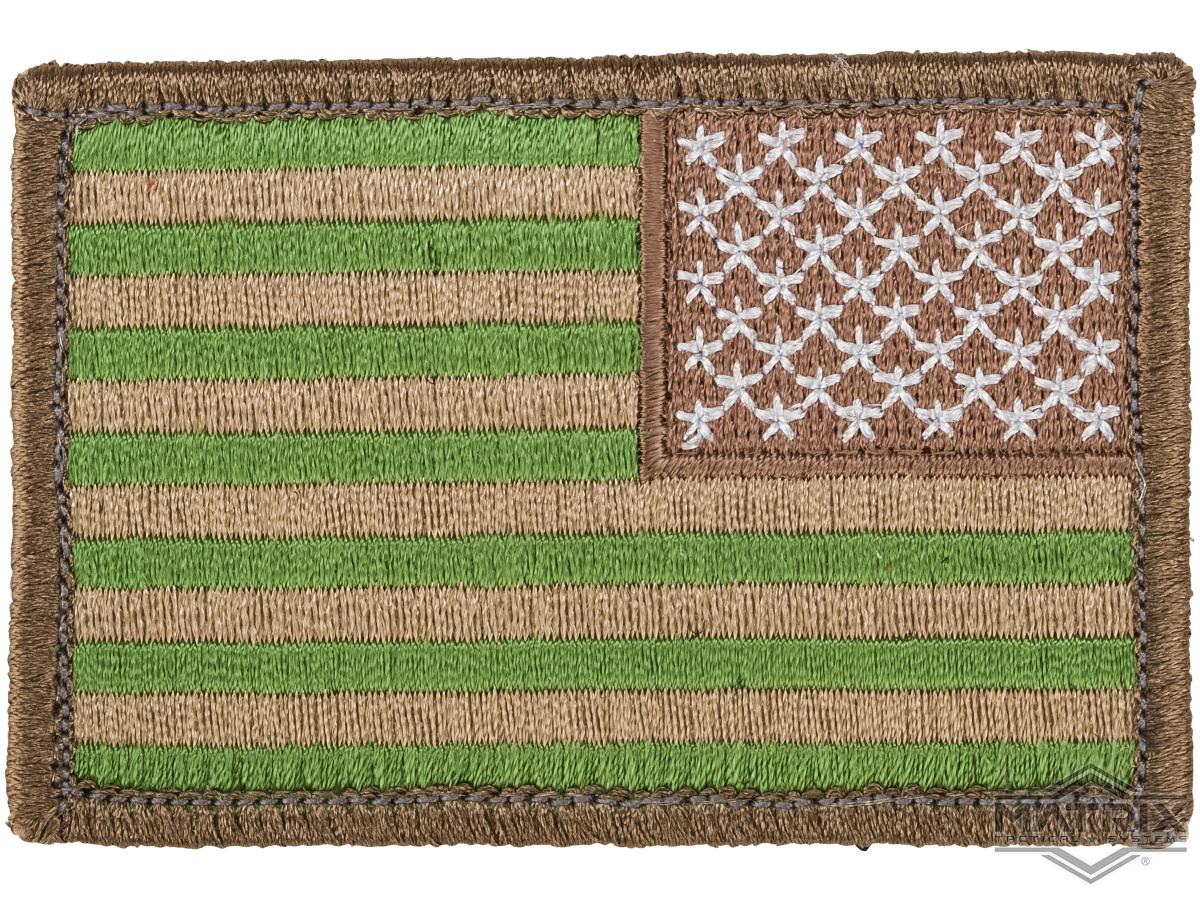 Matrix Hook and Loop U.S. IFF Flag Patch (Color: Subdued / Reversed)