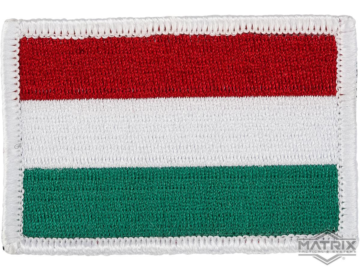Matrix Country Flag Series Embroidered Morale Patch (Country: Hungary)
