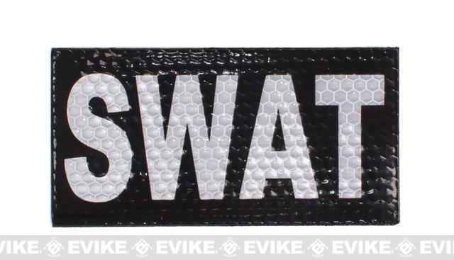 Reflective SWAT Patch - Black