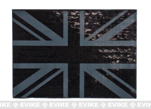 Matrix Reflective UK Flag Patch (Color: Black)