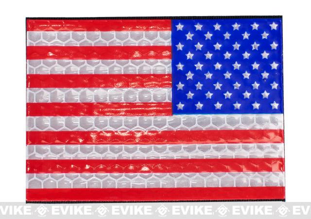 Matrix Reflective US Flag Patch (Color: Full Color / Reverse)