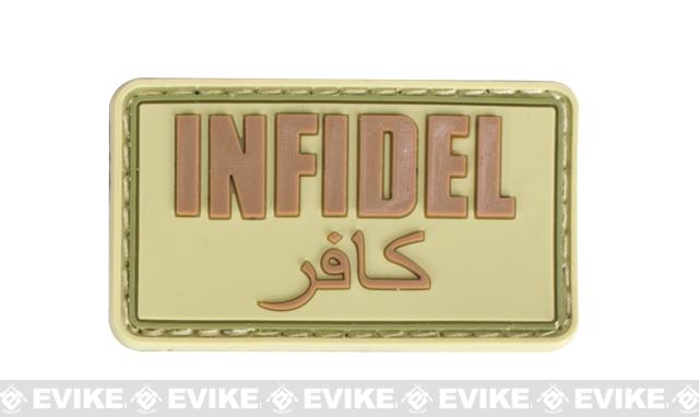 Matrix Infidel PVC IFF Hook and Loop Patch (Color: Tan)