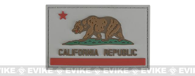 California PVC Flag Patch