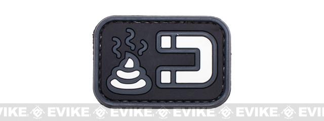 PVC Morale IFF Hook and Loop Patch - Poo Magnet