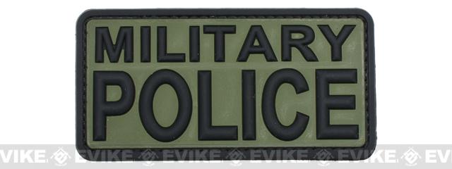 PVC Morale IFF Hook and Loop Patch - Military Police