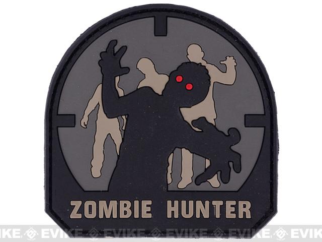 Matrix Zombie Hunter PVC IFF Hook and Loop Patch (Color: ACU)
