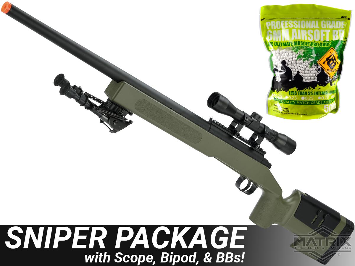 USMC M40A3 Sportline Airsoft Sniper Rifle by Matrix / Double USMC M40A3 Sportline Airsoft Sniper Rifle by Matrix / Double