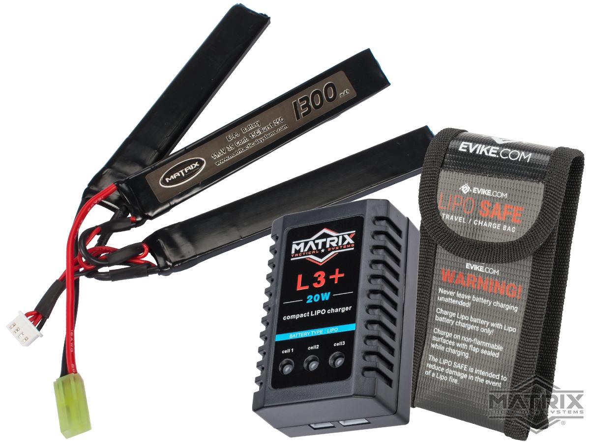 iPower 11.1v 1200mAh 20C AK Stick LiPo Battery Deans - Airsoft Extreme