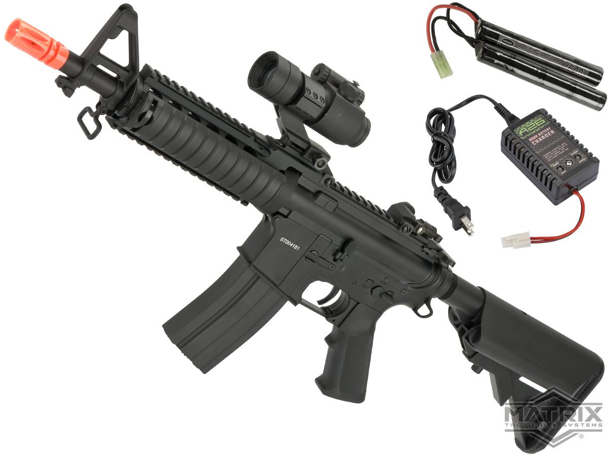 CYMA Sport BAMF M4 RAS II Carbine Airsoft AEG Rifle (Package: Add 9.6v NiMH Battery + Charger)