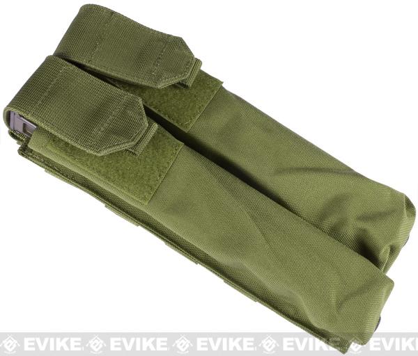 Dual Magazine Pouch for Airsoft P90 (Color: OD Green)