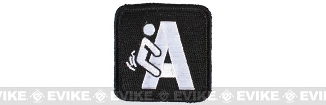 Matrix Tactical IFF F'ing A Embroidered Hook and Loop Patch - Black & White