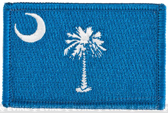 Matrix Tactical Embroidered U.S. State Flag Patch (State: South Carolina The Palmetto State)