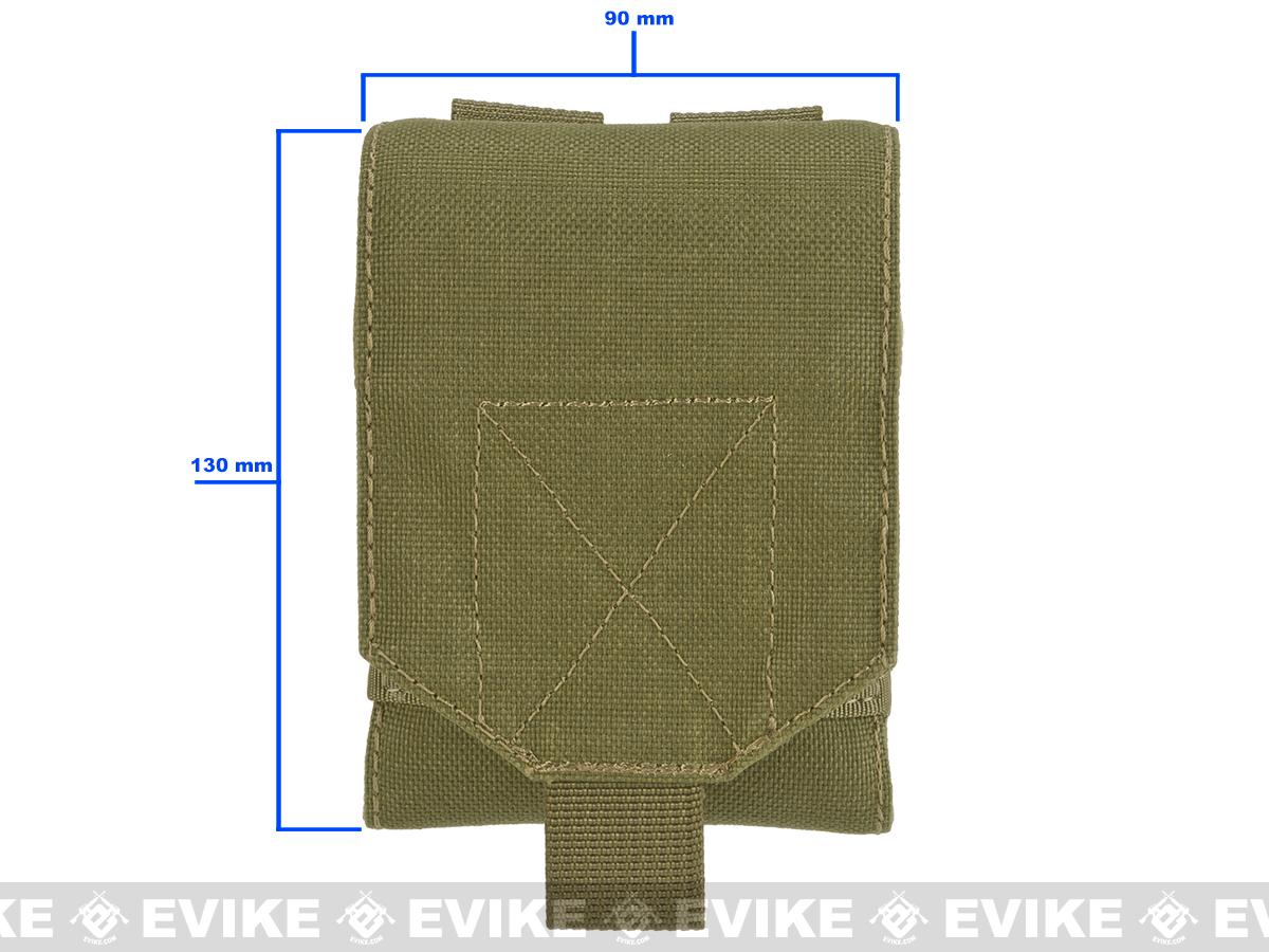 Secubor Camo Cordura Small General Purpose Pouch (Color Tan), Tactical