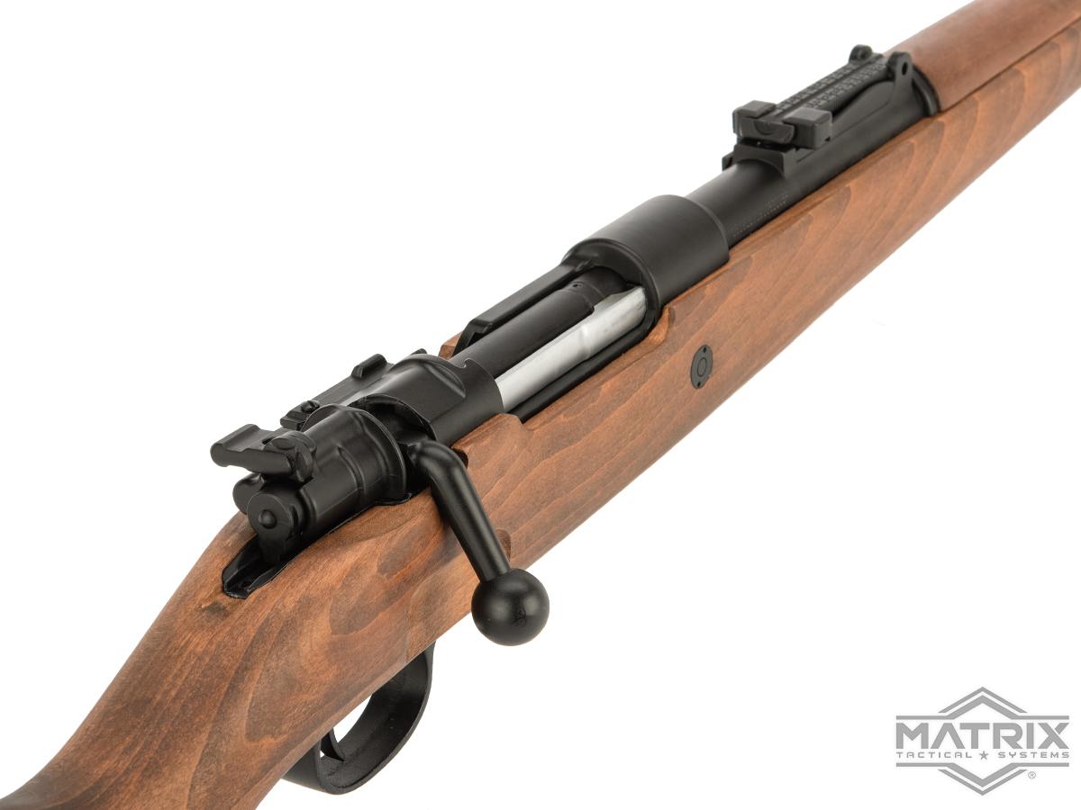 Matrix K98k WWII Airsoft Gas Powered Bolt Action Rifle w/ Real Wood