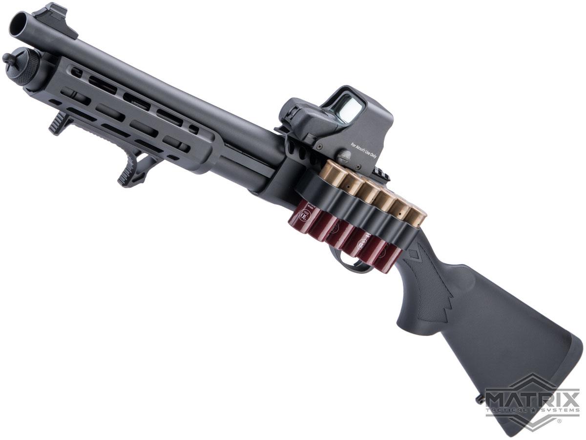 Matrix Tactical M-LOK Spring Powered Airsoft Tri-Shot Shotgun (Model: S-XI  / Black), Airsoft Guns, Airsoft Shotguns -  Airsoft Superstore