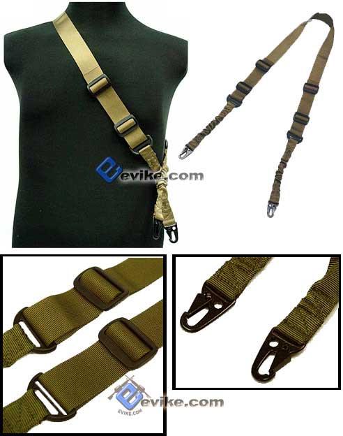 Matrix Tactical Two Point Bungee Sling (Color: Coyote Tan)