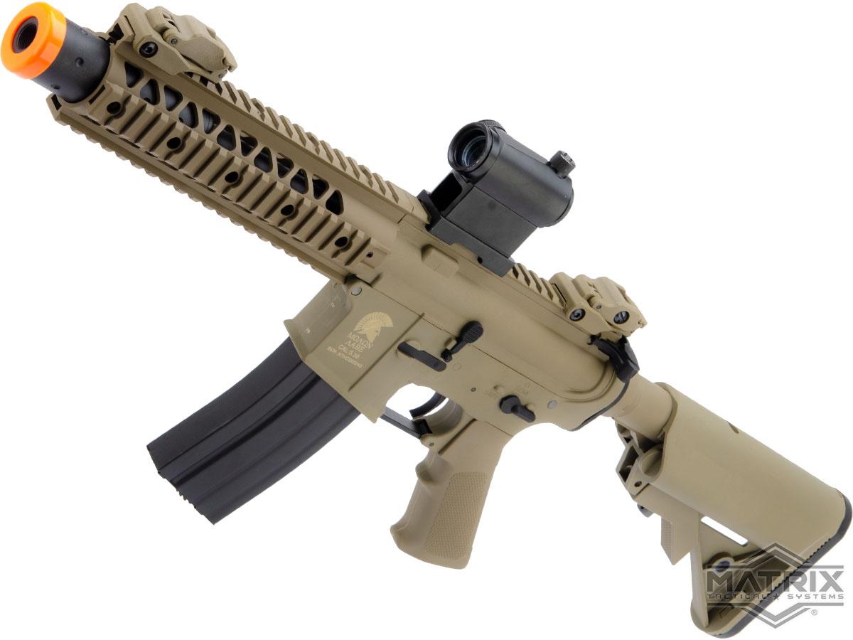 Matrix / S&T Sportsline M4 RIS Airsoft AEG Rifle w/ G3 Micro-Switch Gearbox (Model: Dark Earth M4 RIS 8 Stubby)