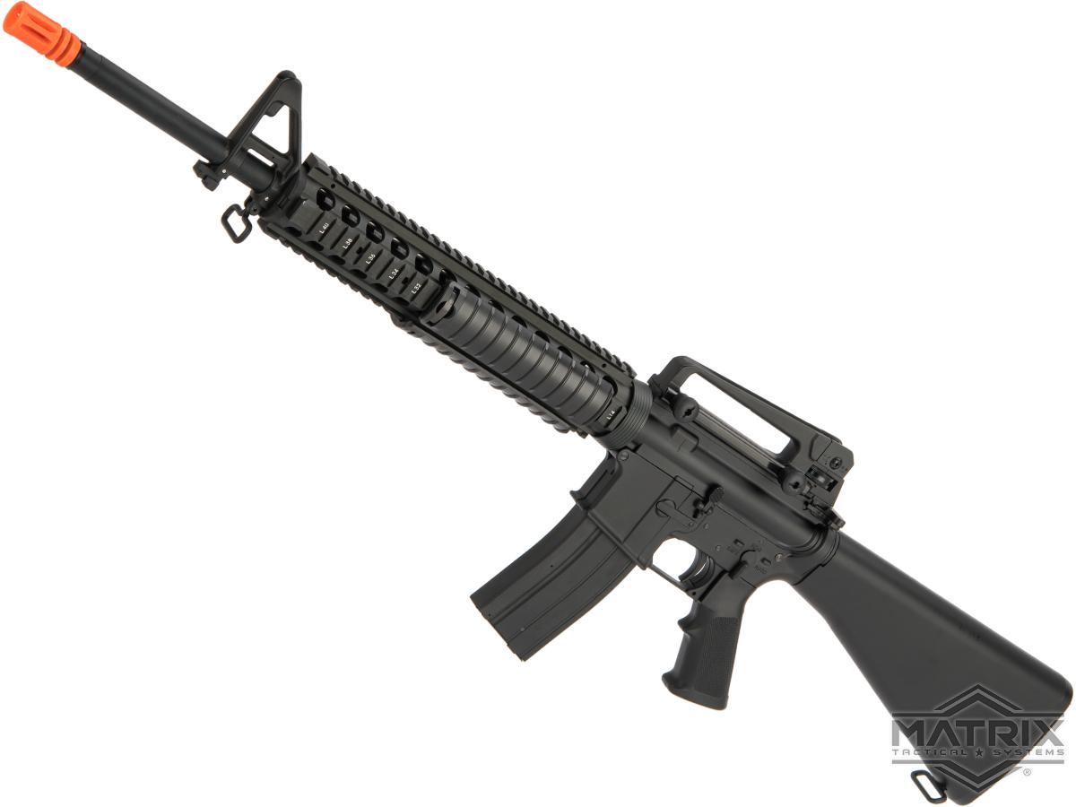 Matrix M4 GBB AR-15 Gas Blowback Airsoft Rifle w/ Reinforced WA System (Model: M16A4 RIS)