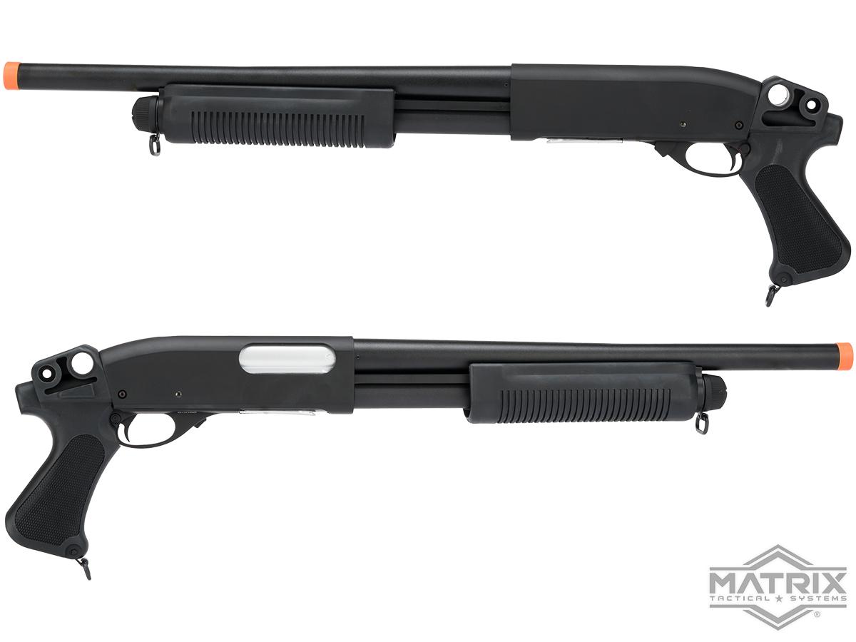 Matrix Full Metal Pump Action Airsoft Shotgun (Version CQB Pistol Grip