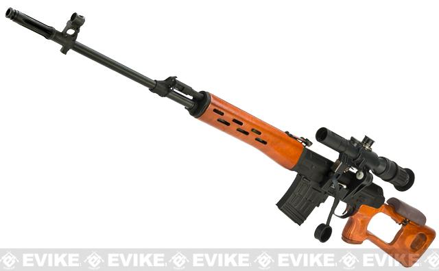 Matrix AK SVD Airsoft AEG Sniper Rifle by CYMA - Metal Receiver / Real Wood (Package: Gun Only)