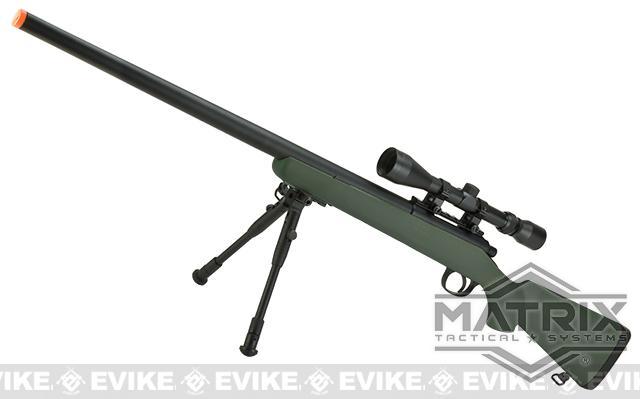Matrix VSR-10 MB03 Bolt Action Airsoft Sniper Rifle by WELL (Color: OD Green)