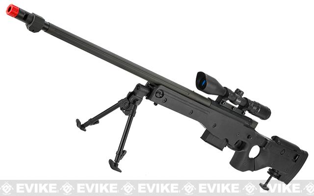 Matrix AW338 Airsoft Bolt Action Heavy Weight Sniper Rifle by UFC (Configuration: Black / 500 FPS Upgrade)