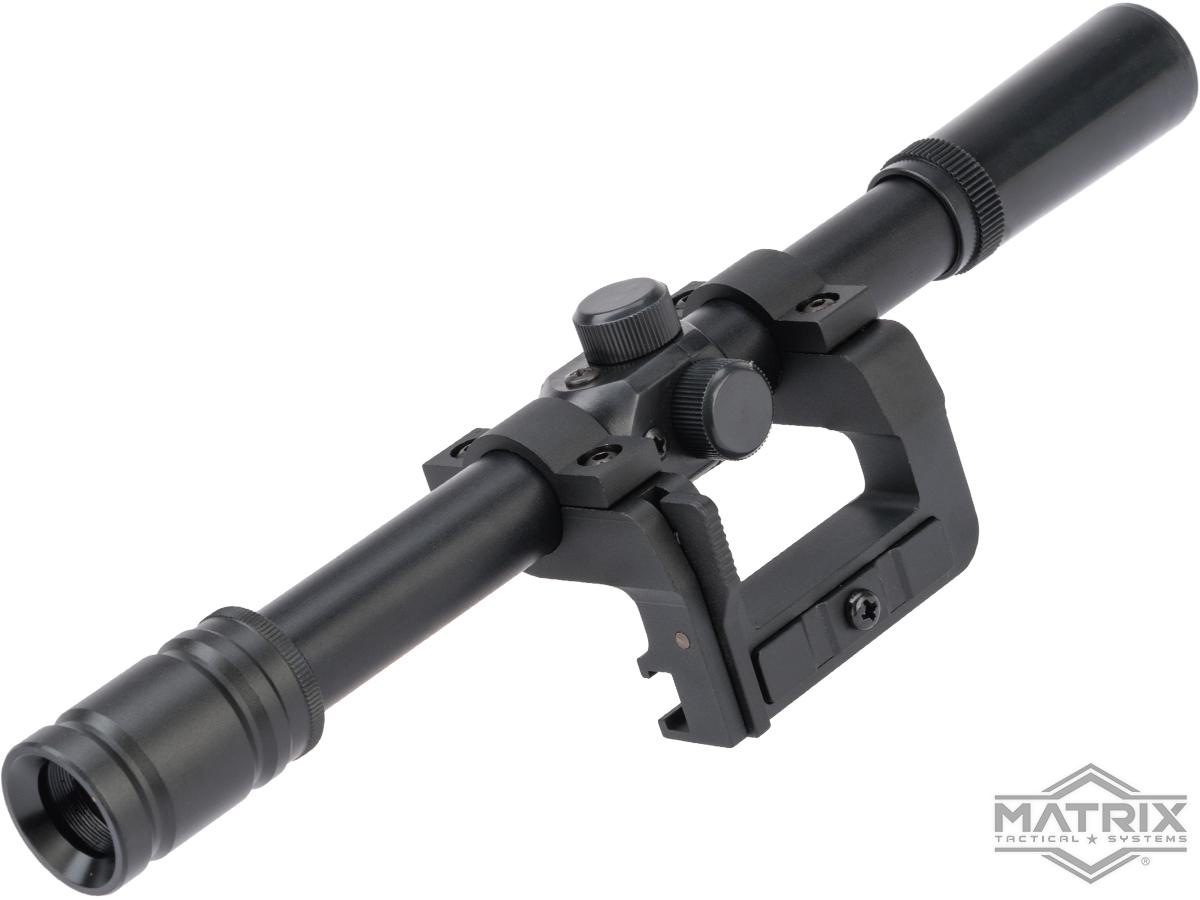 Matrix KAR 98K Long Eye Relief Rifle Scope w/ Sight Mount, Accessories