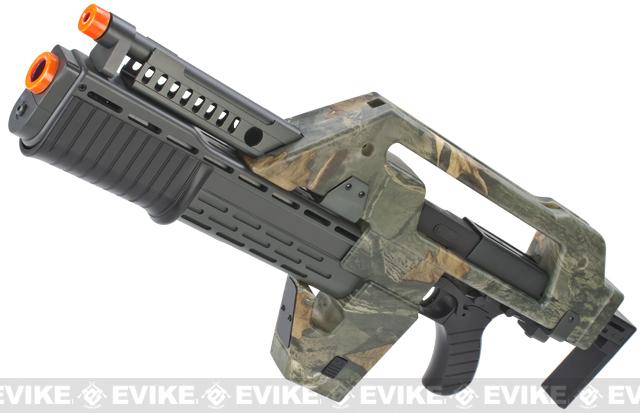 Matrix Limited Edition Custom Alien Pulse Rifle Airsoft AEG (Color: Forest Camo)