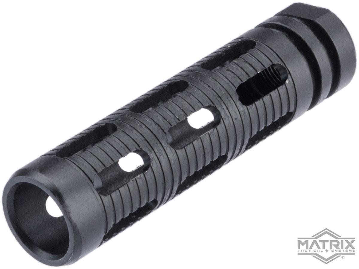 Matrix Ultra Long Phantom Flash Hider for Airsoft AEG Rifles (Type: 14mm CCW)