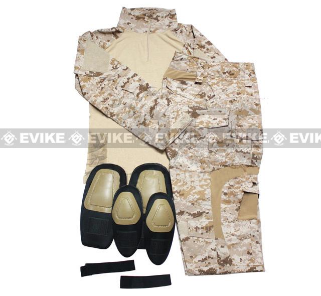 Emerson Combat Uniform Set (Color: Digital Desert / X-Large)