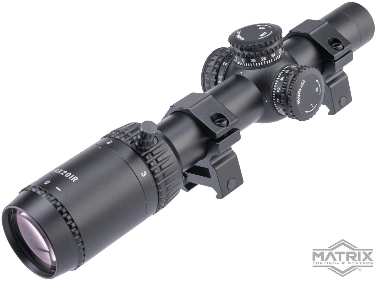 Matrix X4 1-4X20IR SFP Illuminated Scope w/ Mounting Rings